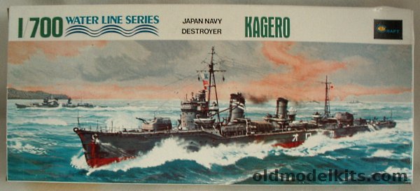 Minicraft 1/700 IJN Destroyer Kagero, B-15-100 plastic model kit